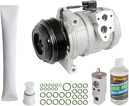 AC Compressor & A/C Repair Kit For Cadillac CTS 2.8L & 3.6L V6 2004 2005 2006 2007 - BuyAutoParts 60-80465RK NEW