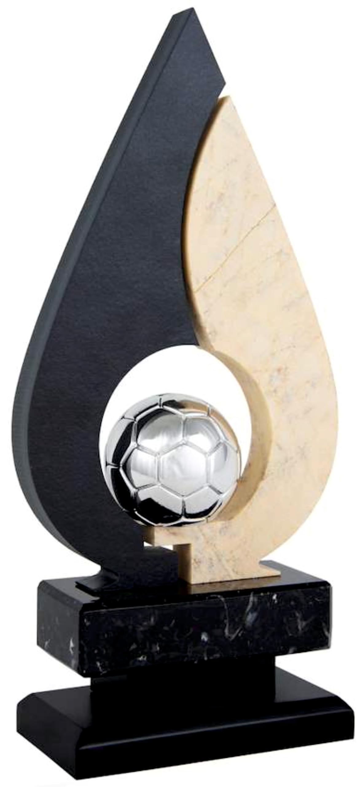 Trofeo Fútbol para Equipo Campeón, Pichichi, Mejor Jugador, Máximo Goleador... PERSONALIZADO Premio con Balón de metal de 31cm de altura