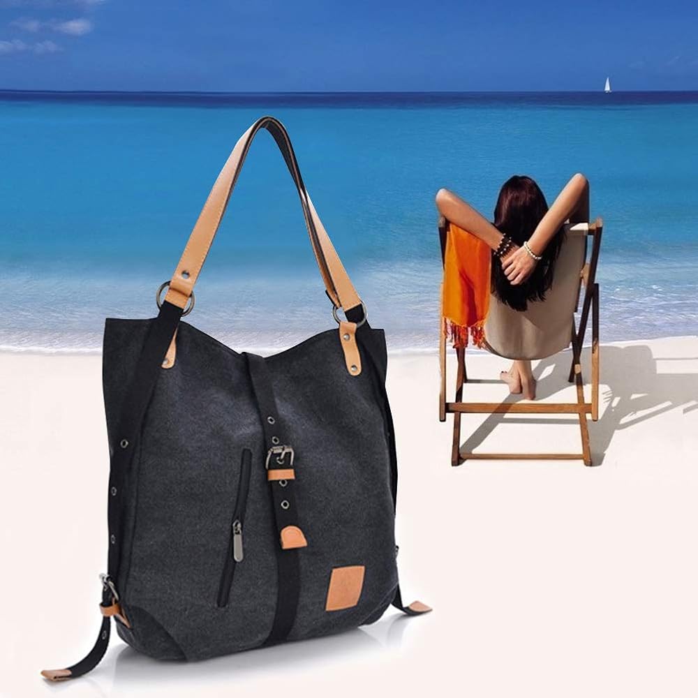 Generisch Damen Tote Bag Umhängetasche | 37x26x11cm Großvolumen | Für Schule & Arbeit