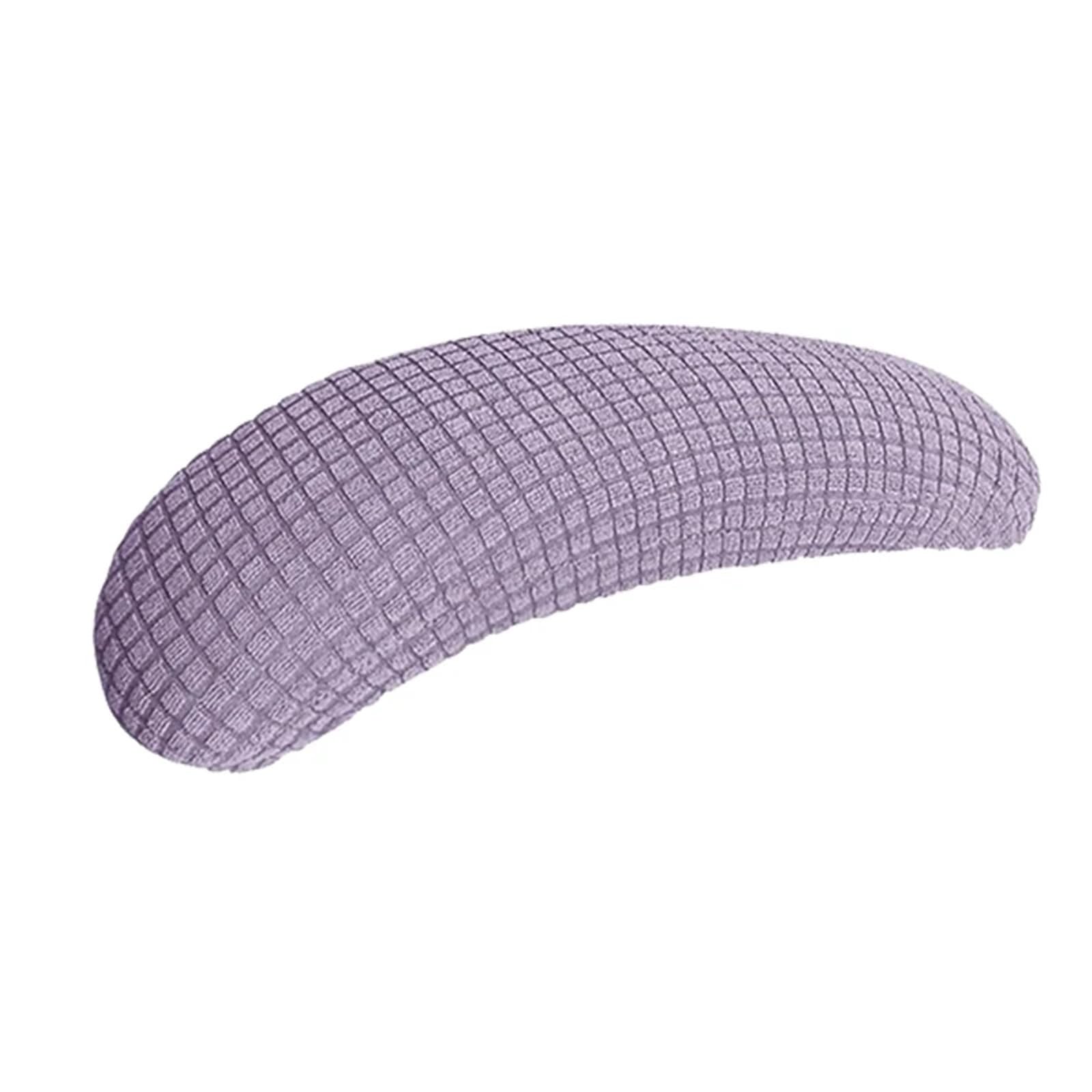 ENmrfvkz Office Spandex Armrest Covers, Office Chair Arm Covers, 4 Pack, Multicolor, Jacquard Spandex, Stretchable Water(Purple)
