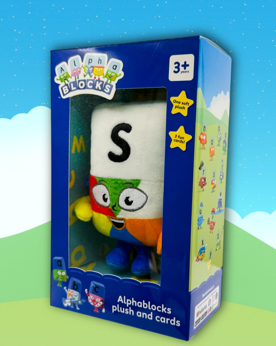 Antertoys Alphablocks Plush & Cards (Alphablocks S)
