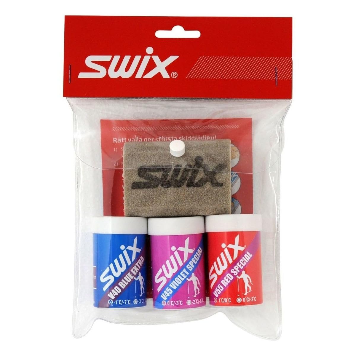 Amazon.com : Swix Classic Nordic Ski Wax Pack with 3-Kick Wax and