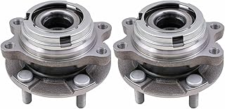 AutoShack HB613340PR Front Wheel Hub Bearing Pair of 2 Driver and Passenger Side Replacement for 2009 2010 2011 2012 2013 2014 Nissan Murano 2011-2014 2015 2016 2017 Quest 3.5L V6 AWD FWD 5-Lug