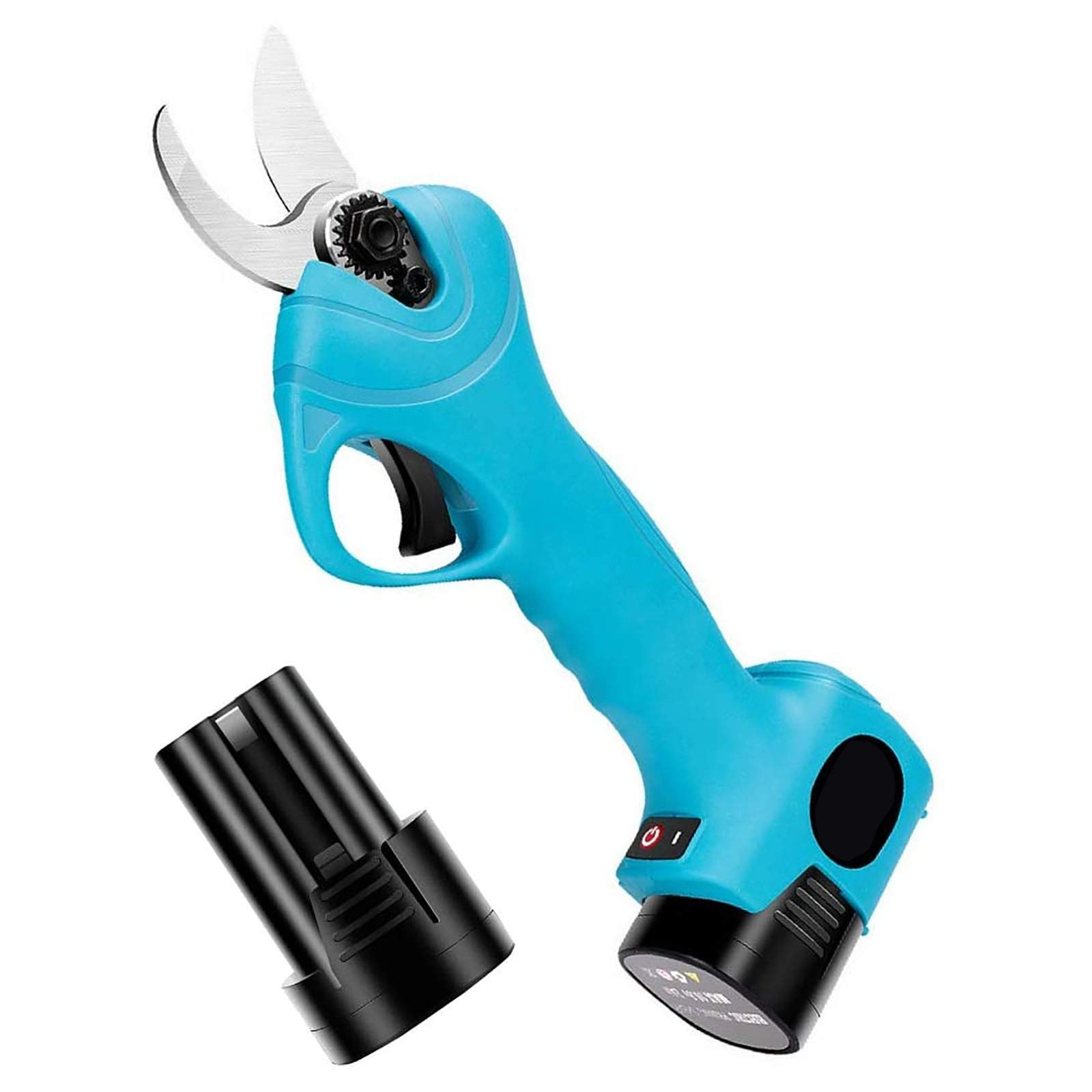 Electric Trim 2V 30mm Scissors Hardening Homemade (16.8V-2 Battery Blue) Tomboy Tools for Women (Blue, One Size)