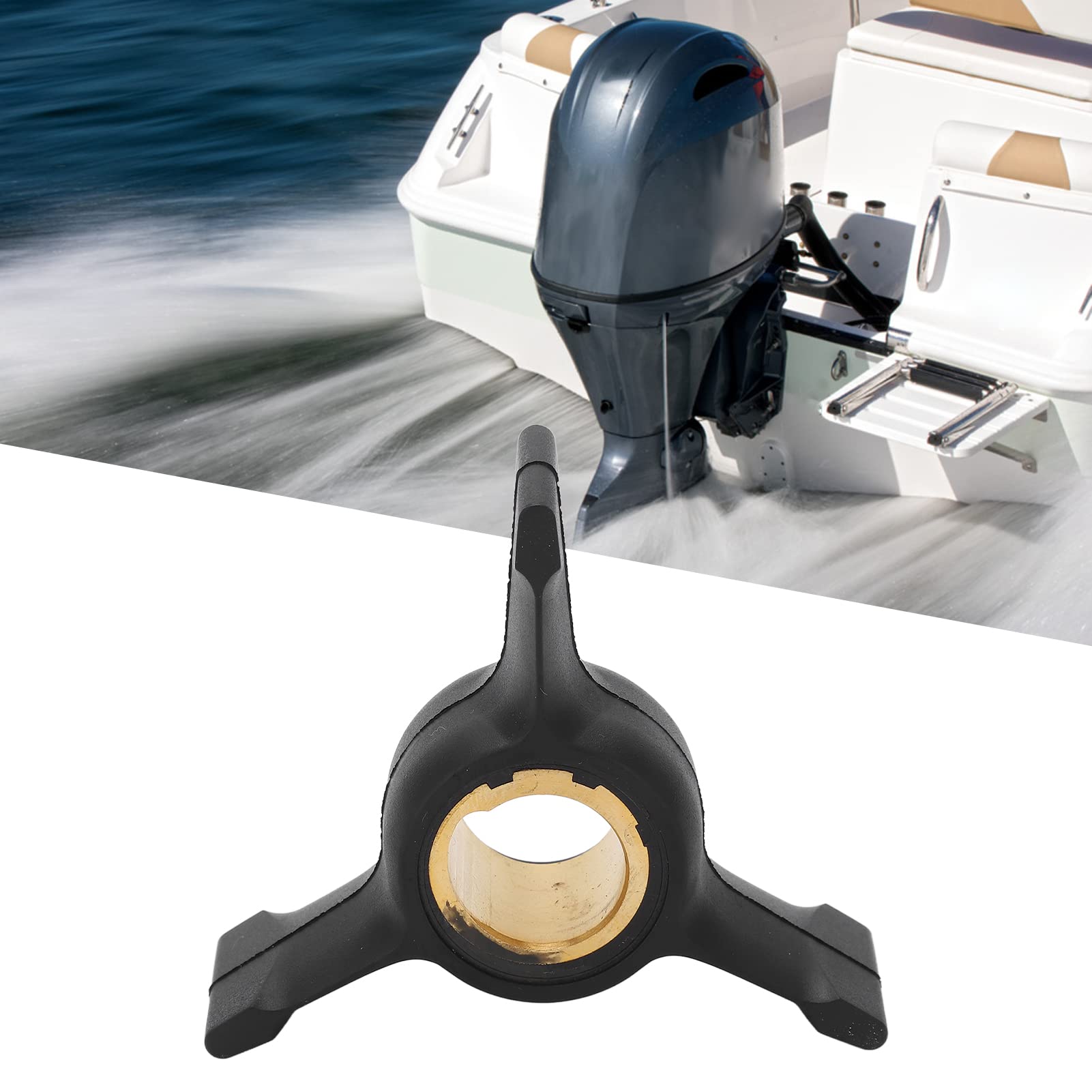 Girante per Barca, Girante per Pompa Dell'acqua 432941 Sostituzione in Neoprene di Rame Temprato a 3 Pale per OMC BRP