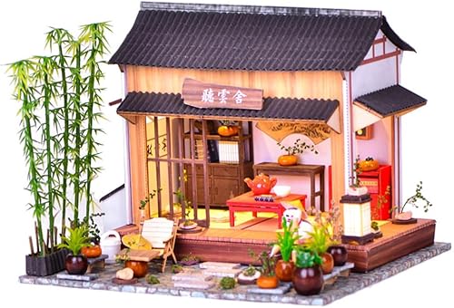 ibasenice Miniatures 1 Unidades Nuevo Artesanía Niños Cumpleaños Estilo Miniatura con Muebles Decoración Jardín DIY Juguete Año Año Chino Modelo Kit