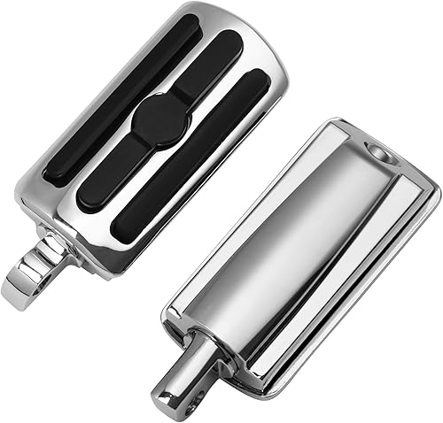 Miniatura 6 de TCMT - Estriberas de pie de carretera para Harley Electra Street Glide Road King (Estribos estilo A, cromados)