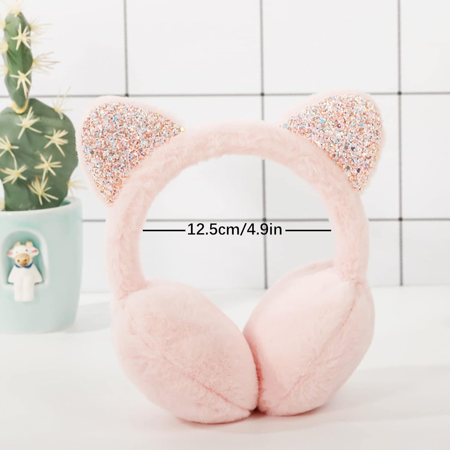 Cache-oreilles Enfant Design Chat Mignon - Doux, Confortable