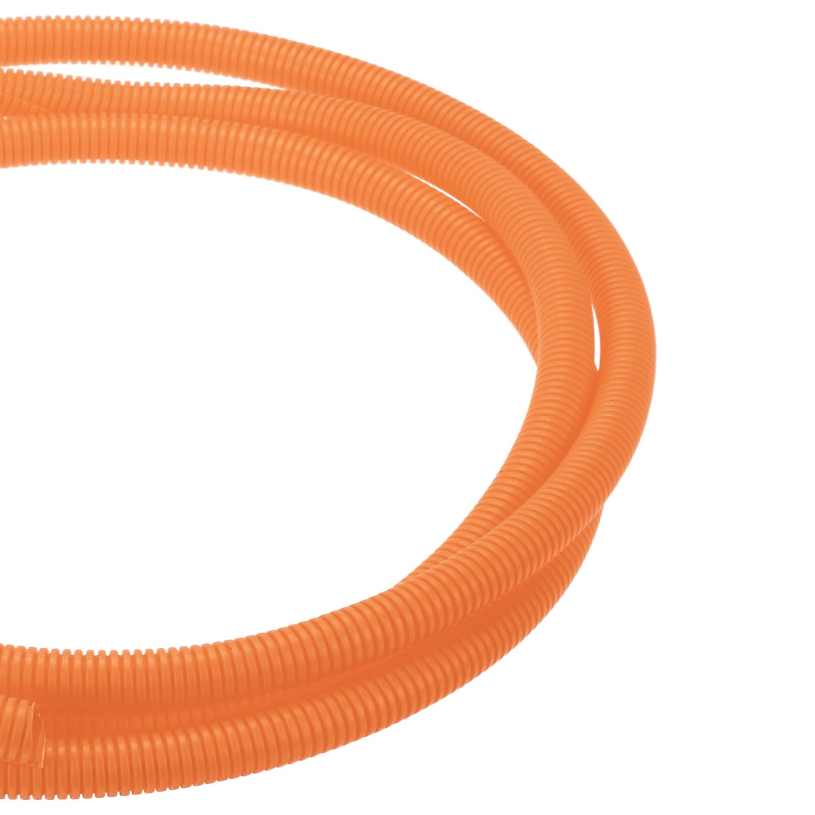 DMiotech 10ft Wire Loom Split Tubing 1/2 Inch, Cord Protectors from Pet Flexible Conduit Cable Management for Office Home Garden, Orange — image 1