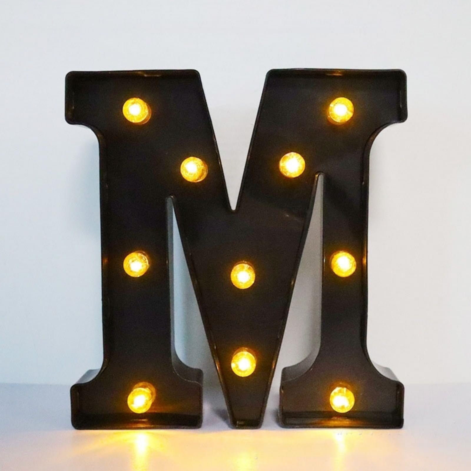 Mateju Light Up Letters Black (21.8cm,M)