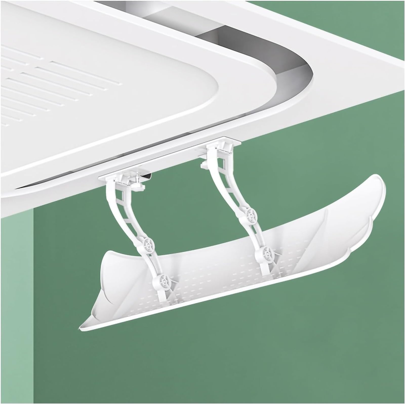 Air Conditioner Deflector Punch-Free and Adhesive Installation Air Conditioner Vent Deflector for Central Ceiling/Window/Wall/Wall Mounted Air Conditioners (Color : 2Pcs)
