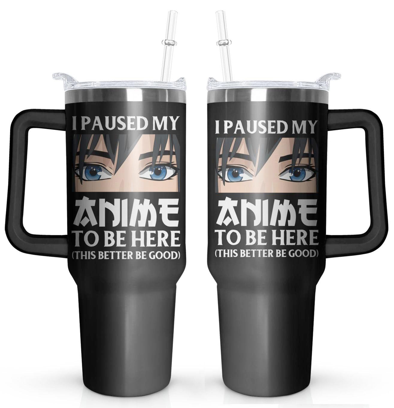 Anime Tumbler 40 oz - Anime Tumbler Double Wall Vacuum Insulated Stainless Steel Coffee Travel Mugs (Style 2)