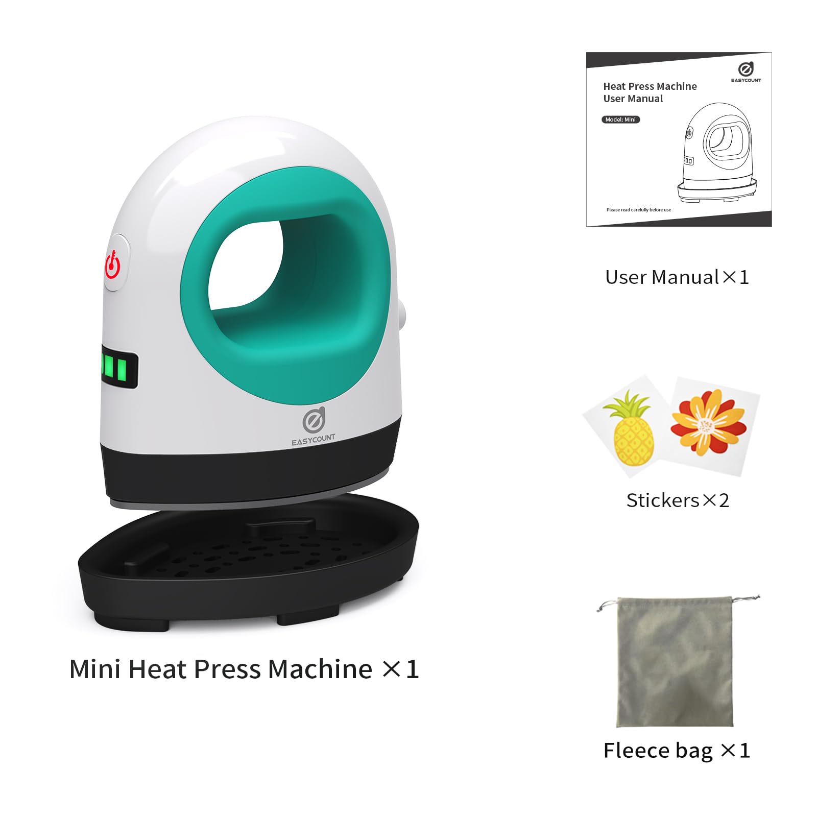 Amazon.co.jp: Easy Count Eミニヒートプレス機、クラフト、T