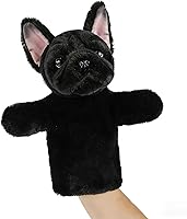 French Bulldog Plush Hand Puppet for Kids - Interactive Storytelling Toy, Educational Pretend Play for Classroom, Home & Birthday Gifts