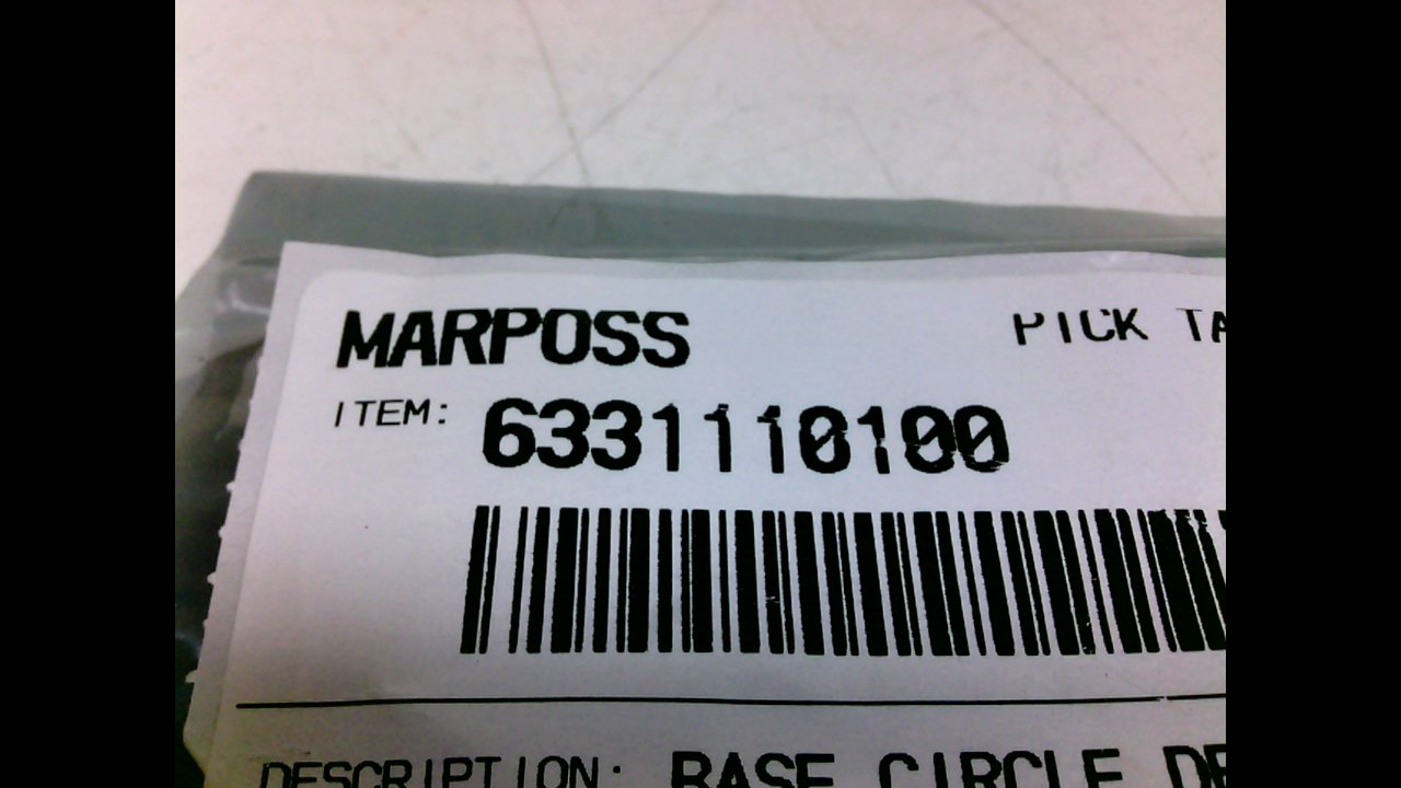 MARPOSS6331110100 Base Circle Det. 270-900/700-1200 Ms Board 6331110100