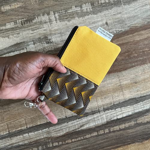 Coin Purse, Coin Pouch, Shweshwe African Fabric2