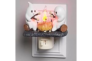 Ghosts Roasting Campfire: Ghostly Luminance for Halloween Delights