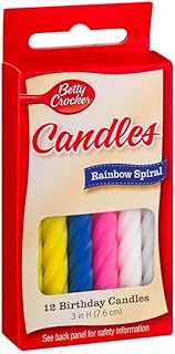 Bc Candl L Spir Rnbow Size 12s