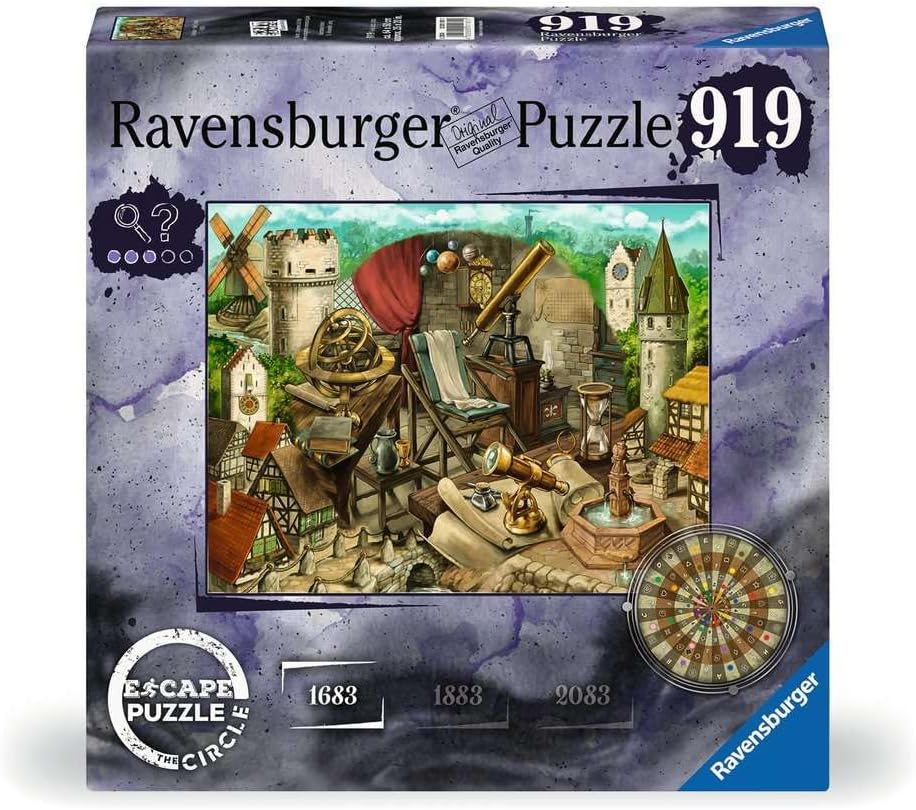 Ravensburger - Escape The Circle Puzzle 2D, 12001181, Multi-Colour