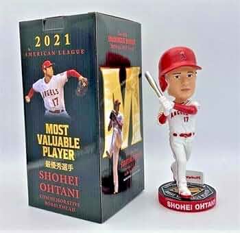 大谷翔平　ボブルヘッド(MVP2021) 新品未使用】大谷翔平エンゼルス2021年ヒストリックシーズン記念