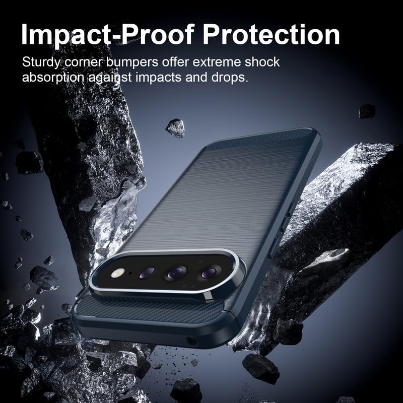 Image of Basic Case for Google Pixel 11 Pro XL (Carbon Fibre Blue)