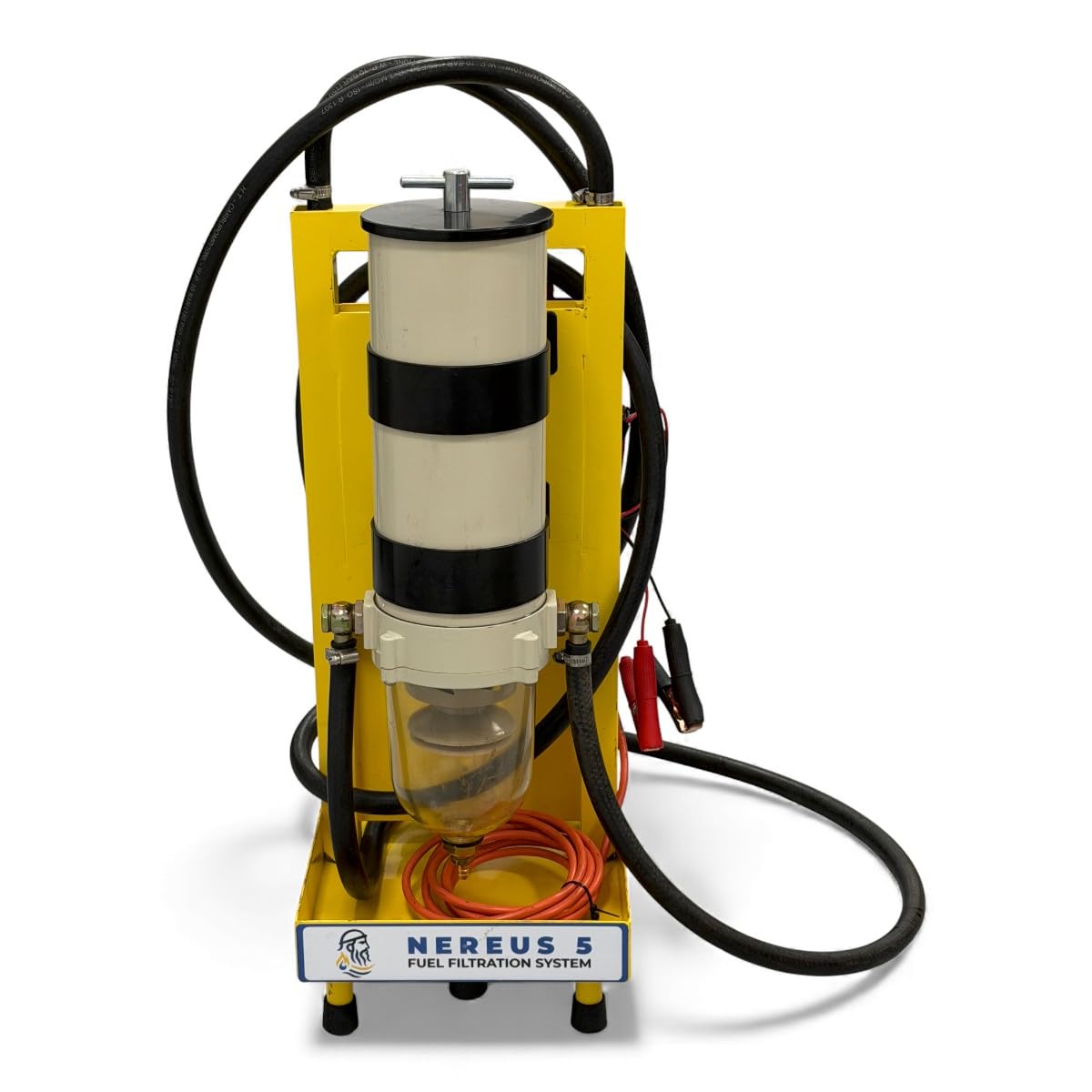 Nereus 15 Unità Filtrazione Diesel a 12V e 230V, 10 micron, Flusso 15 l/min | Accessorio gasolio, per diesel, portata 15 l/min, alimentazione 12V