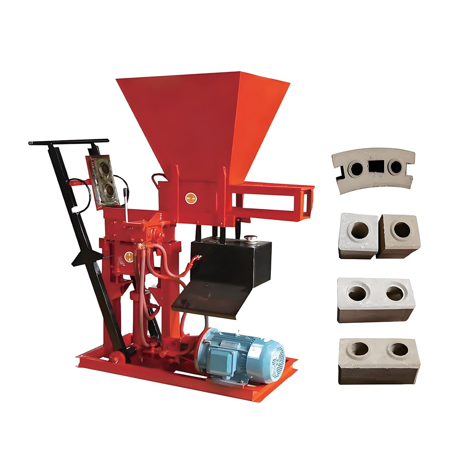 Block Machine Concrete Brick Maker for Outdoor Projects Making Durable Stones Paths and Structural Components for Construction and Landscape Use