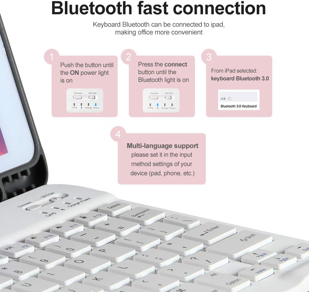 Buy 1 get 1 🔥 BLIENCE Keyboard Case for iPad Air 10.9 4th Gen (2020)/iPad Pro 11 2nd Generation (2020),Auto Wake/Sleep, Tablet Folio Cover Built-in Pen Holder,Protective Case with Detachable Wireless Keyboard Amazon Crazy 🔥 Deals BLIENCE Keyboard Case for iPad Air 10.9 4th Gen (2020)/iPad Pro 11 2nd Generation (2020),Auto Wake/Sleep, Tablet Folio Cover Built-in Pen Holder,Protective Case with Detachable Wireless Keyboard