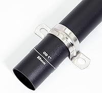 Vista 4 de Abrazaderas de Conducto SS304 de 1 Pulgada, Soporte de Tubería de 2 Agujeros Abrazadera en U para Cable/Tubería de Agua/Tubería, Abrazadera