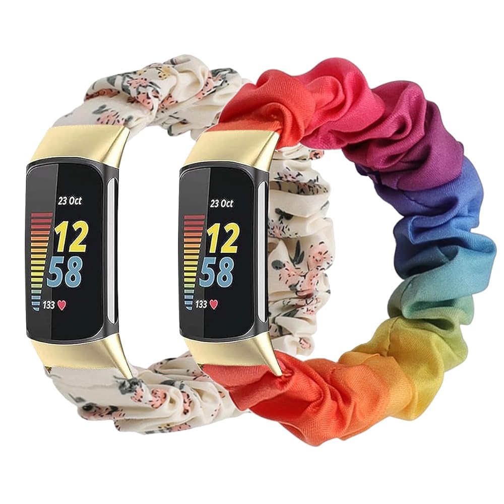 Fitbit charge 5 ラバーバンドセット Amazon.co.jp: Fitbit Charge 6/Charge 5対応 伸縮性ナイロン