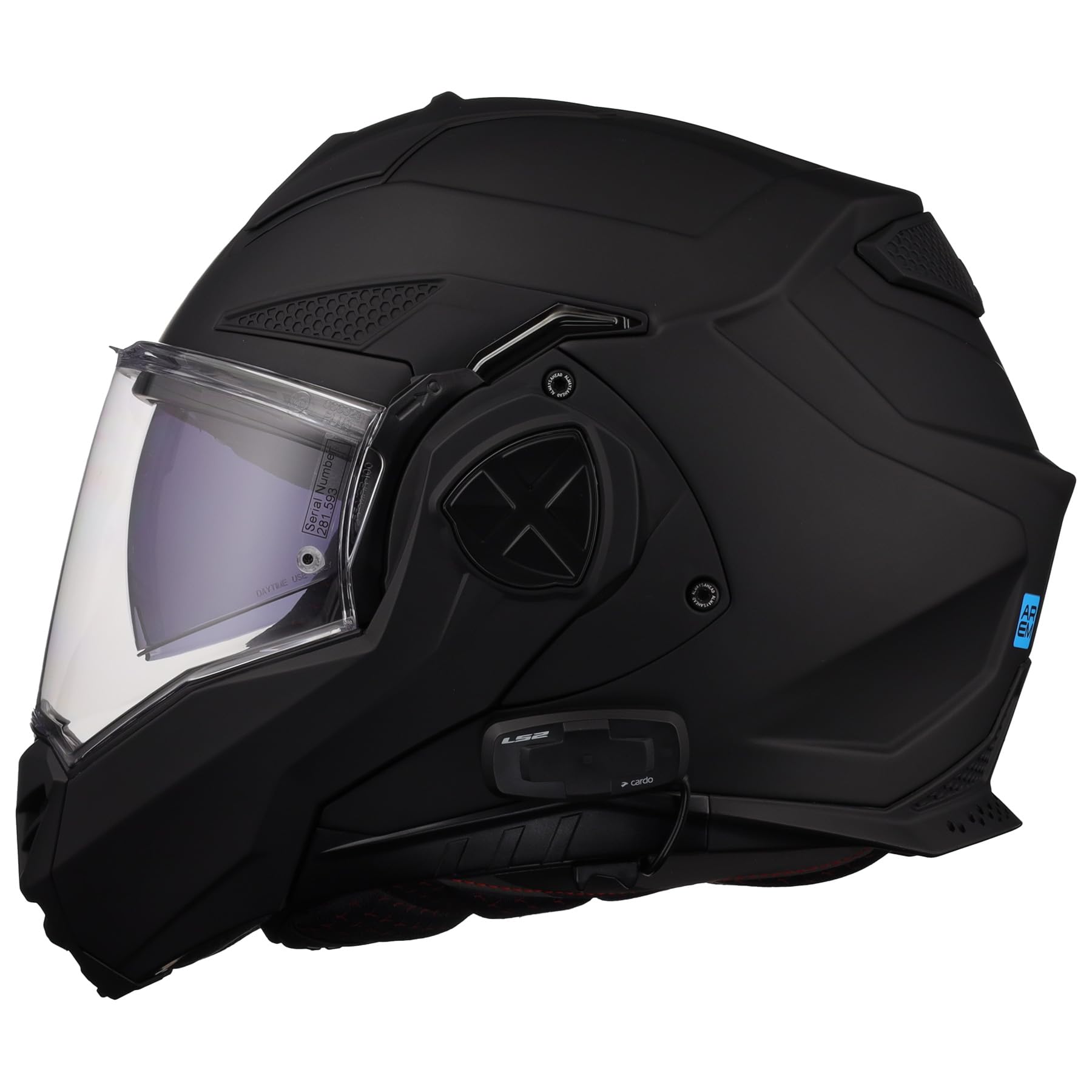 Amazon.com: LS2 Helmets Advant X Modular Helmet with Integrated Cardo 4X  Bluetooth (Matte Black - X-Small) : Automotive