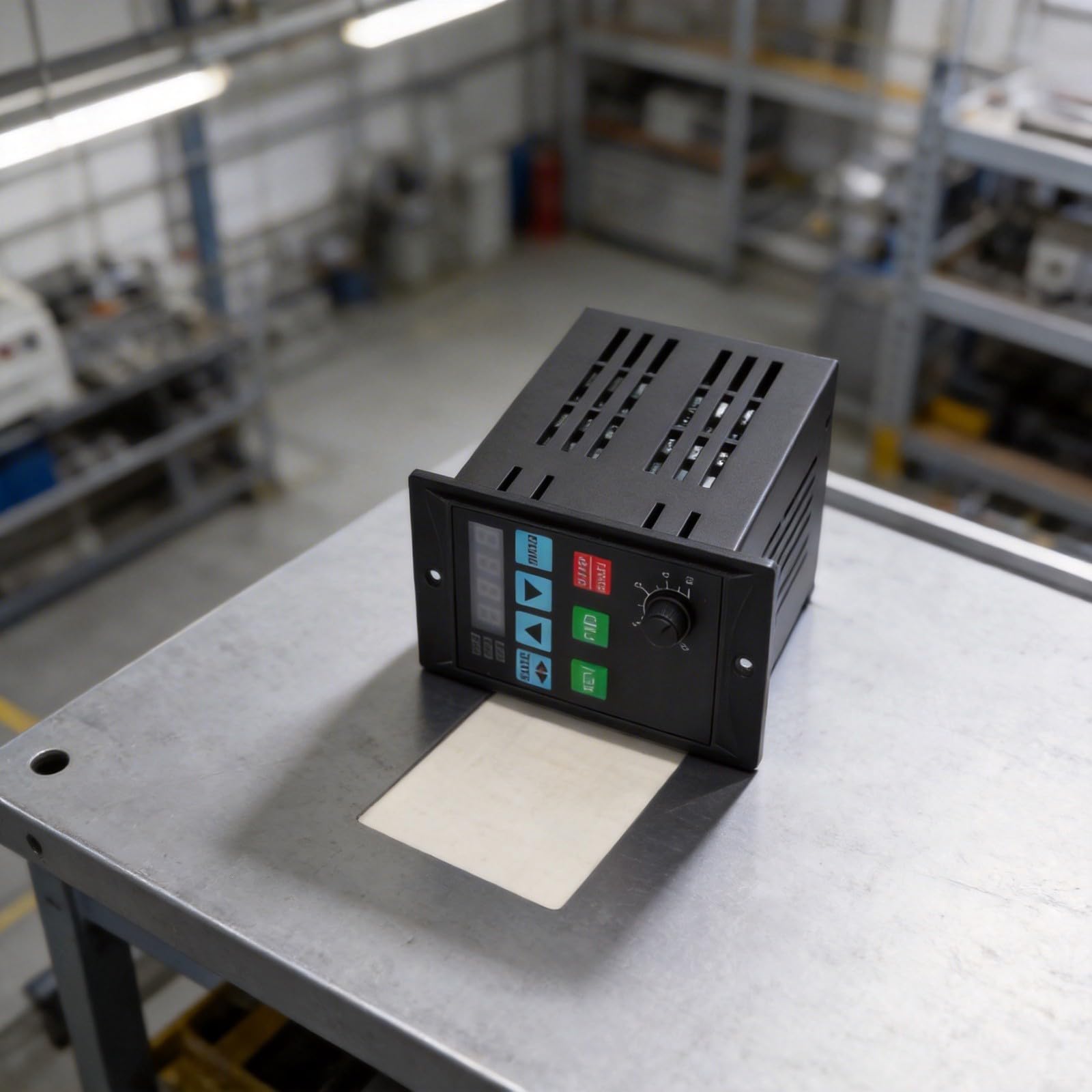 Controlador de frecuencia de motor de 750 W con pantalla LED, entrada monofásica de 220 V y salida trifásica, rotación hacia adelante/atrás para aplicaciones de ventilador y bomba