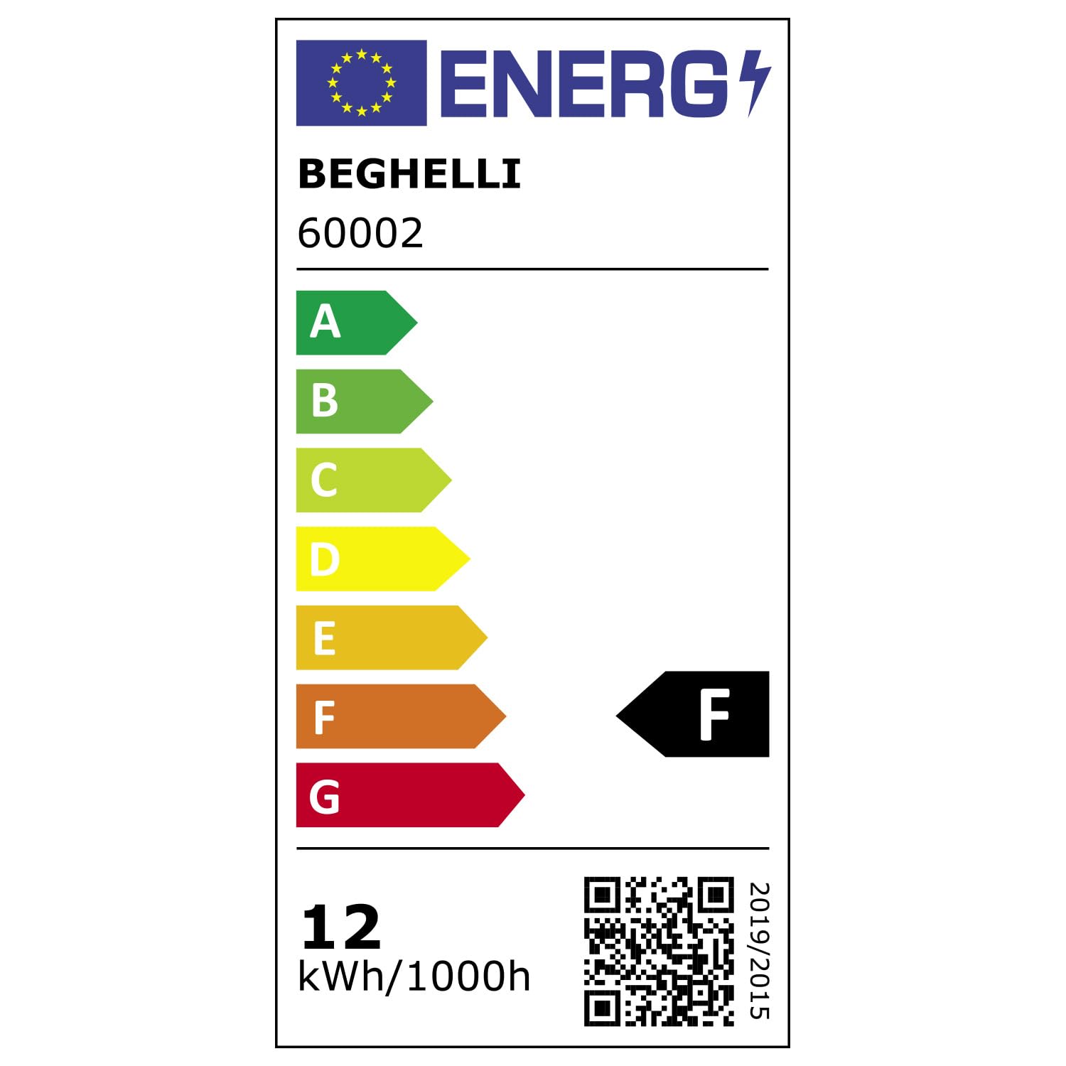 Beghelli - Striscia LED 5M 12W RGB+W CCT WiFi, Luminosa Compatibile con Alexa & App, Facile Installazione, Regolazione Luce Calda e Fredda, Dom STRIPLED, Include Telecomando, Bianco, 1 Unità