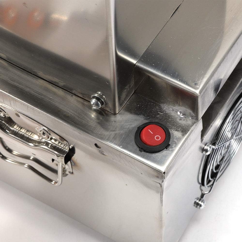 TECHTONGDA 110V Commercial Garlic Peeling Machine Electric Stainless Steel Garlic Peeler Automatic Garlic Peel Remover with Peeling Speed 25kg/h for Restaurants Barbecue Shops Canteen Hotels