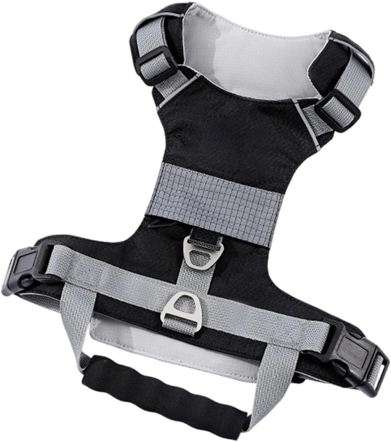 Dog Harness Medium Sized Dog, Mesh Breathable Reflective Puppy Vest with Easy Control Handle and Front Clip,Soft Padded All Weather Adjustable No Pull Dog Harness for Walking Training Hiking