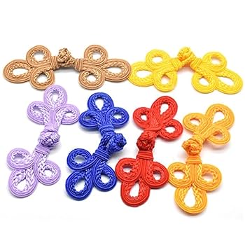 Amazon.com: 5 Pairs/Pack Chinese Knots Frog Buttons Closure