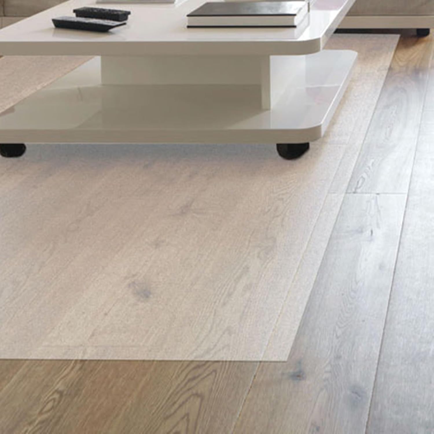 Transparent Rug Protector Cover for Dining Room,Wood Floor/Tile Floor PVC Wear-Resistant Mats,3Mm Thick Waterproof Flooring Runner,85Cmx150Cm/2.8Ftx,145CMX750CM/4.8FTX24.6FT