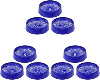 balacoo 9pcs Parakeets Pet Egg Pigeon Nest- Outdoor Canary Finch Plastic Bowls Quails, for Homing Doves, Laying Xx.cm Nest, Bowl Wren Dove Incubate Sparrow and Quails Small Eggs Doves