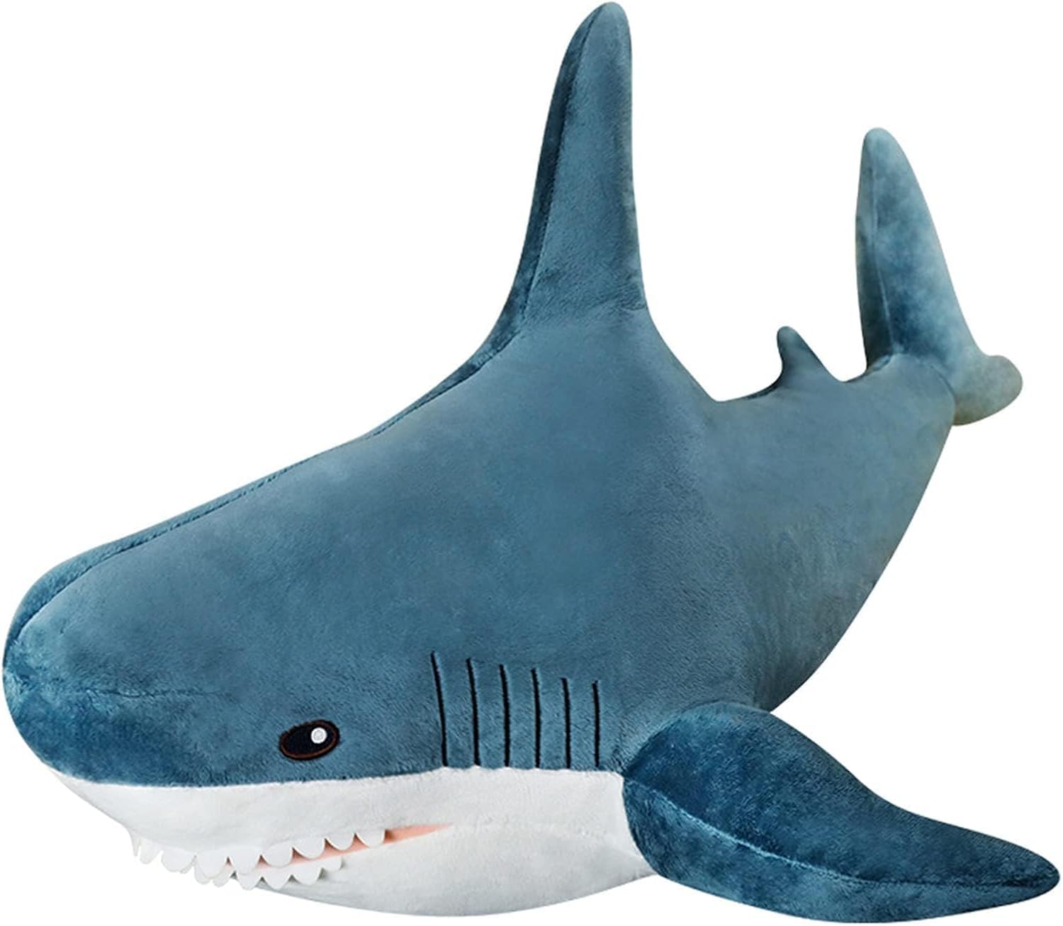 100cm Giant Shark Pillow Stuffed Animals Soft Shark Plush Body Pillow Dcor, Perfect Chrismas Stress Relief Gifts for Kids Women