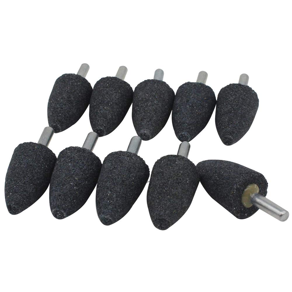 Lot De 2 Pierres à Aiguiser Hexagonales Corindon Marron - Outils Polissage, Ébavurage Et Sculpture