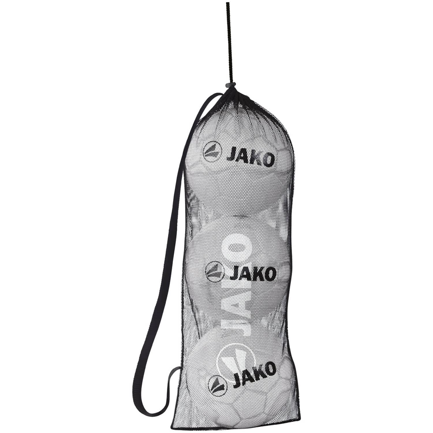 Jako Ballnetz für 3 Bälle Schwarz One Size