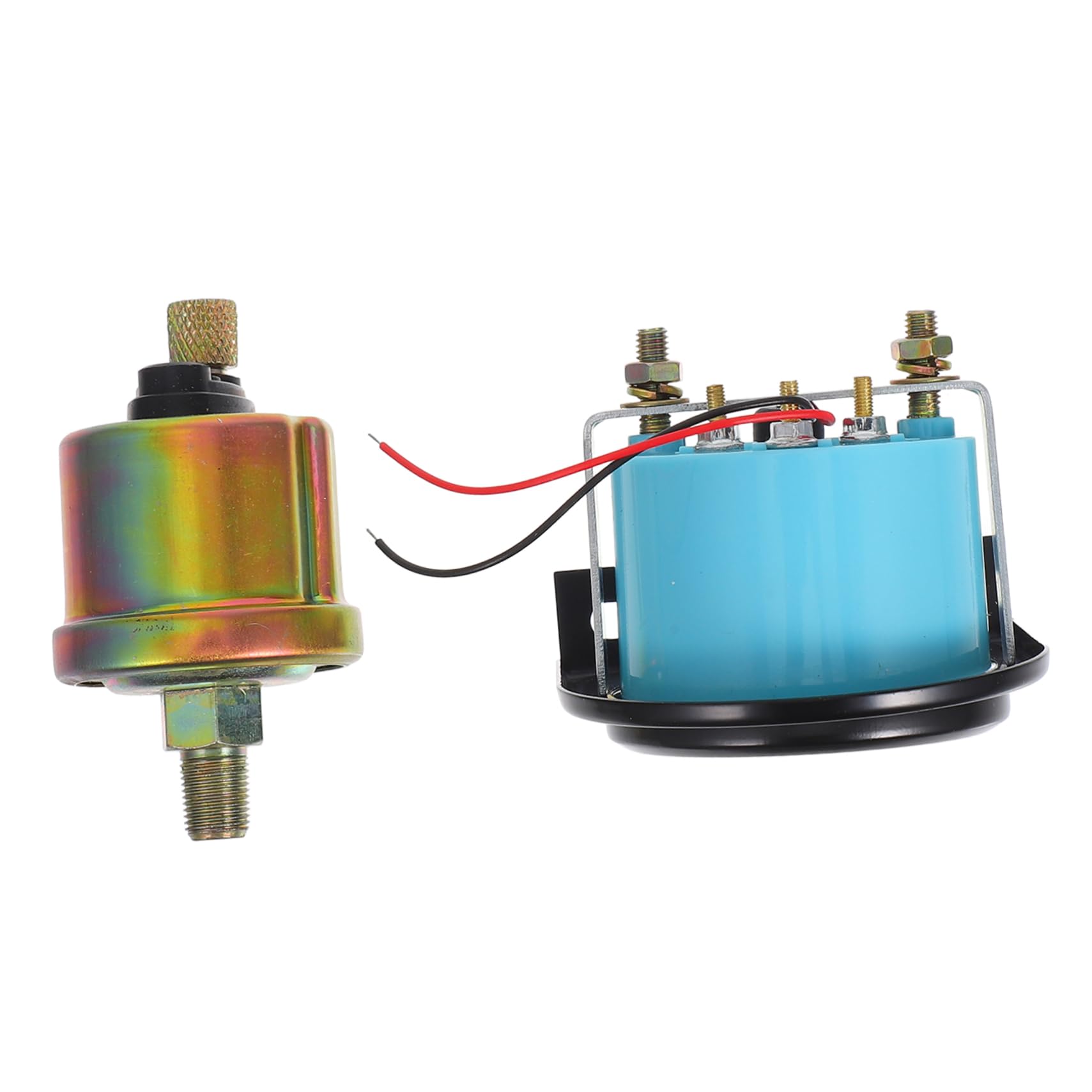 Gatuida 4pièces Jauge De Pression Huile Manomètre Mécanique Pour Automobile Mesure Précise Pression Huile