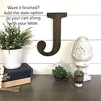 Vista 7 de Letras grandes de madera en blanco de 12 pulgadas, letras de madera sin terminar, letrero de madera para proyectos de manualidades para decoración