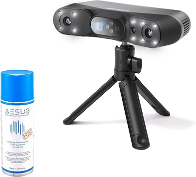 Revopoint POP 4 3D Scanner Standard Set & AESUB Scanning Spray for 3D Printing