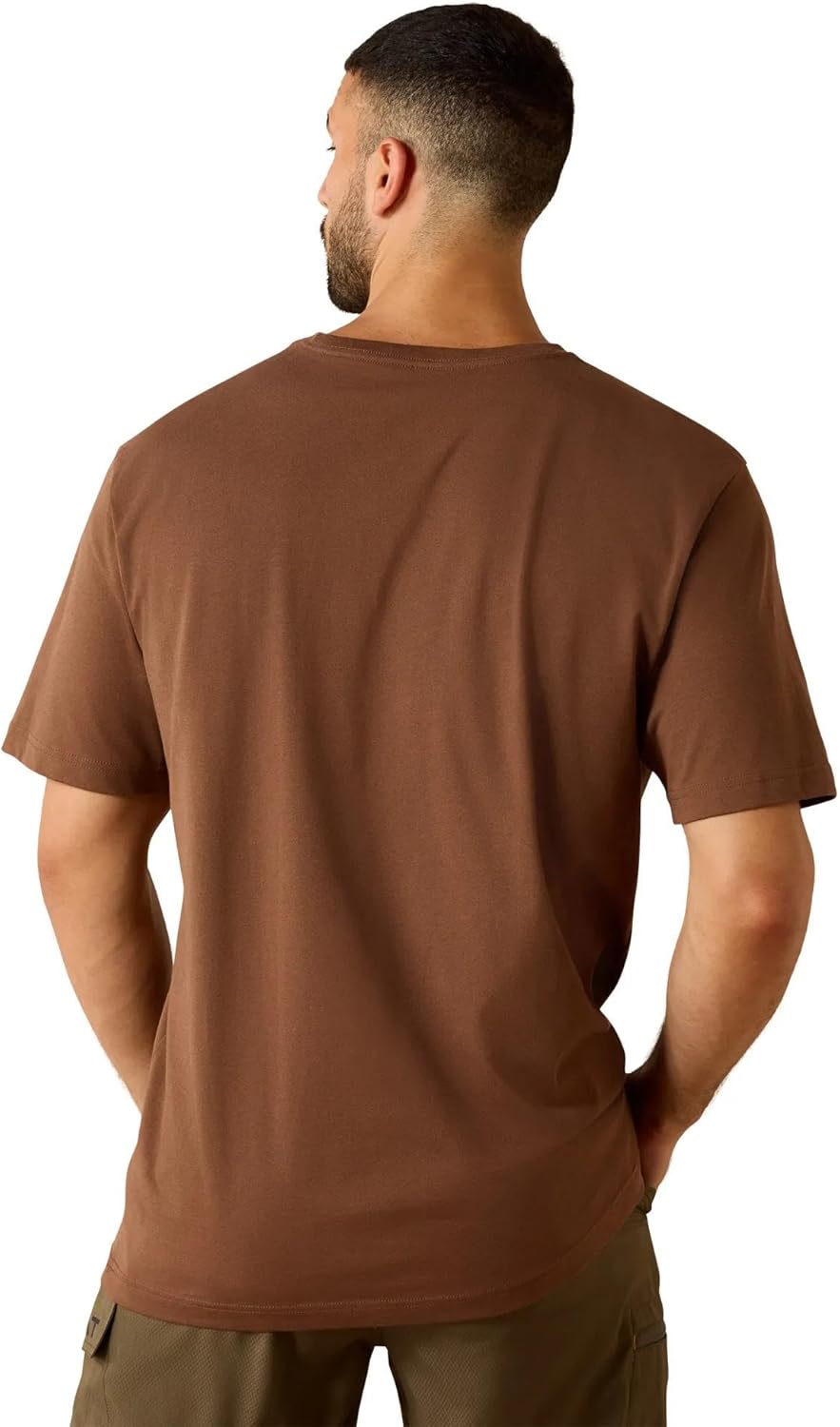 ARIAT Mens Rebar Cotton Strong Duct Logo T-Shirt - Image 2