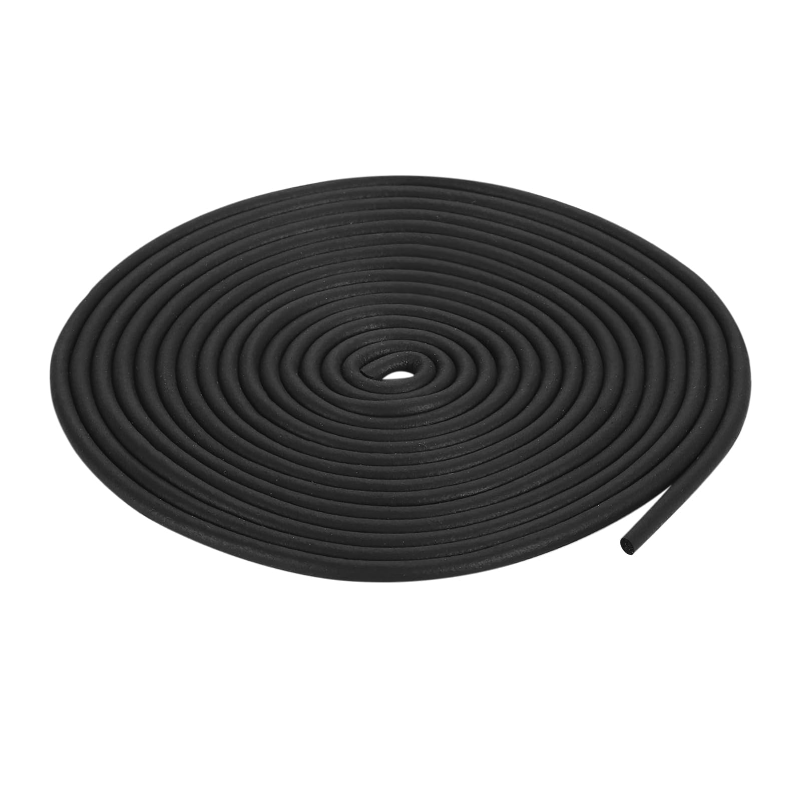 uxcell Foam Rubber Weather Seal Strip, 2.5mm(3/32") Diameter 6 Meters (19.69Ft) Long Round EPDM Rubber for DIY Gasket, Warehouse, Pads, Foam Tubing, Crafts