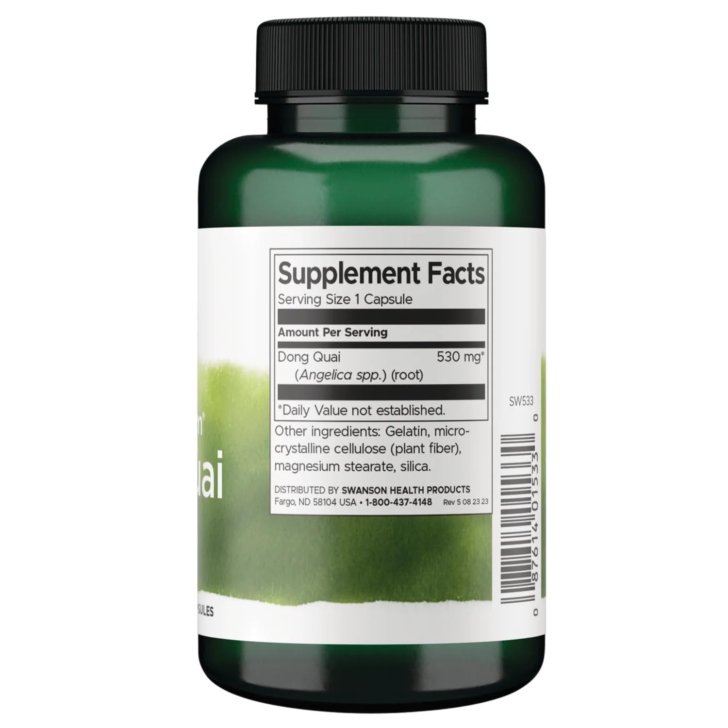Swanson Dong Quai 530 Milligrams, 100 Capsules, 2 Pack — Amazon image 2