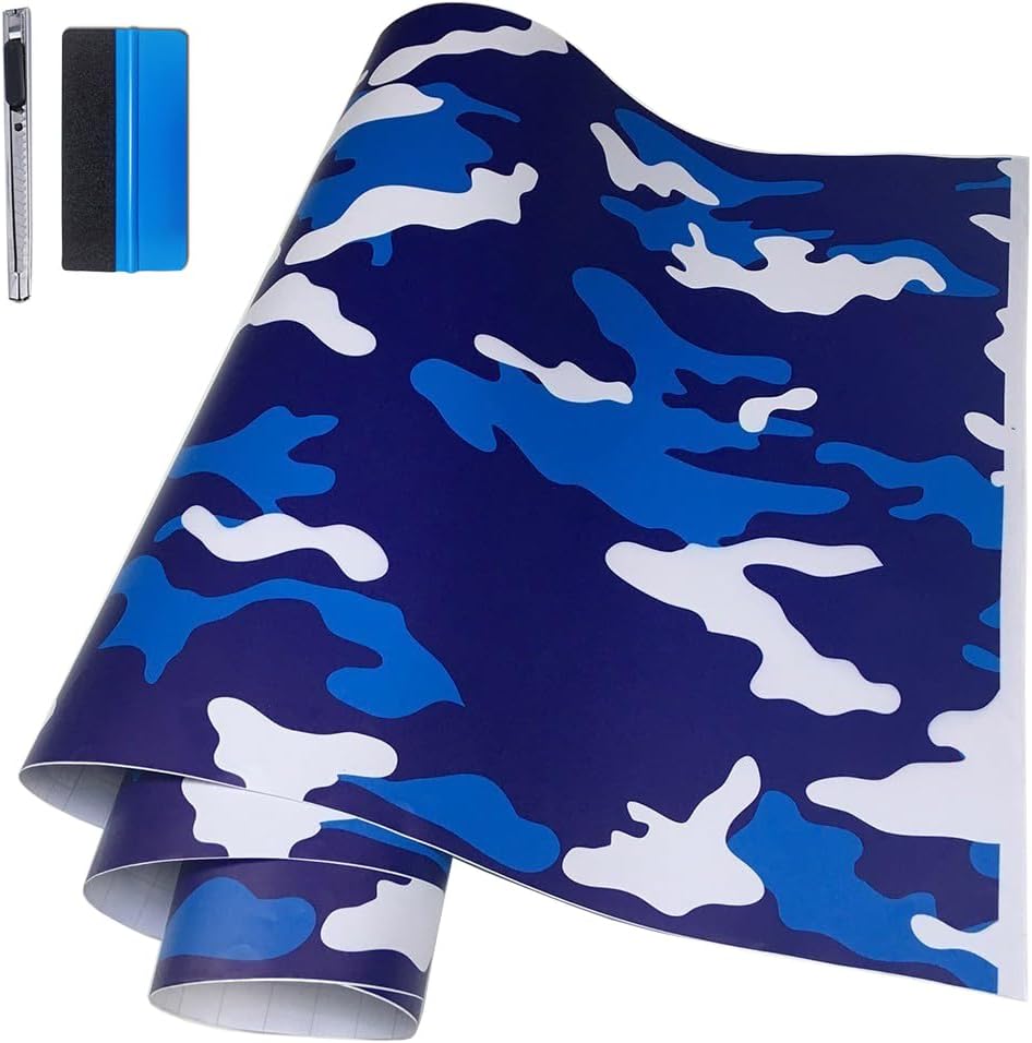 Universal Vinyl Labelsticker (10.2 cm - REGULAR) Skin Camo Snow main image 0