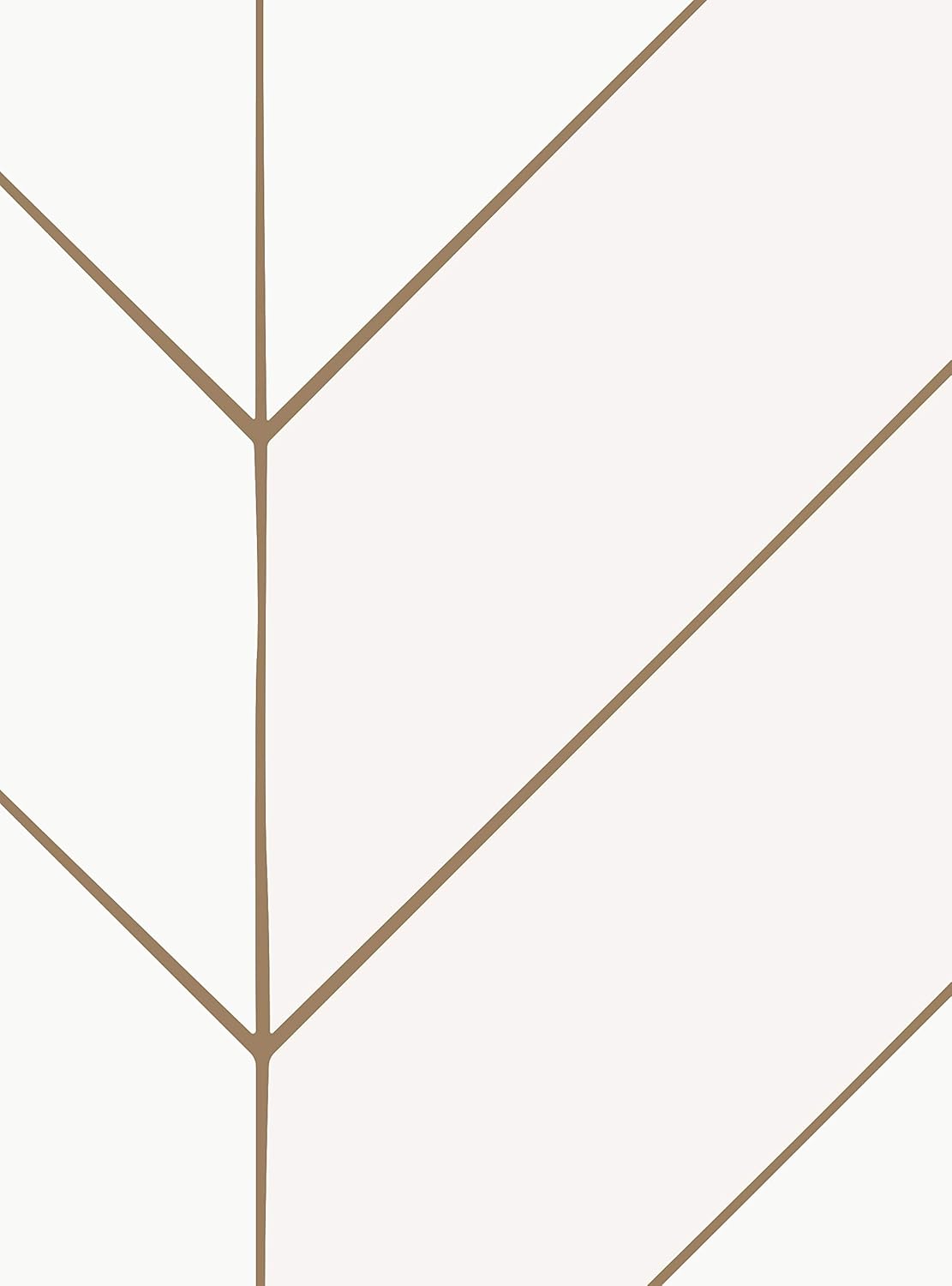 Authеntіс Crаzу Dеаlѕ Gold Lines Chevron Wallpaper Peel and Stick - by Simple Shapes (Single Sheet - 2ft x 9ft, Off White)