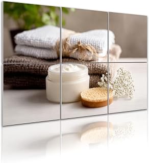 6 Pack Art Acoustic Panels Self Adhesive Re useable Makeup Remover Cloths Creams Recyclable Containers Decorative Soundproof Wall Panels Sound Absorbing Panel 48"x72" for Office Home Studio